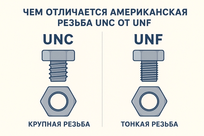дюймовые резьбы размеры таблица 